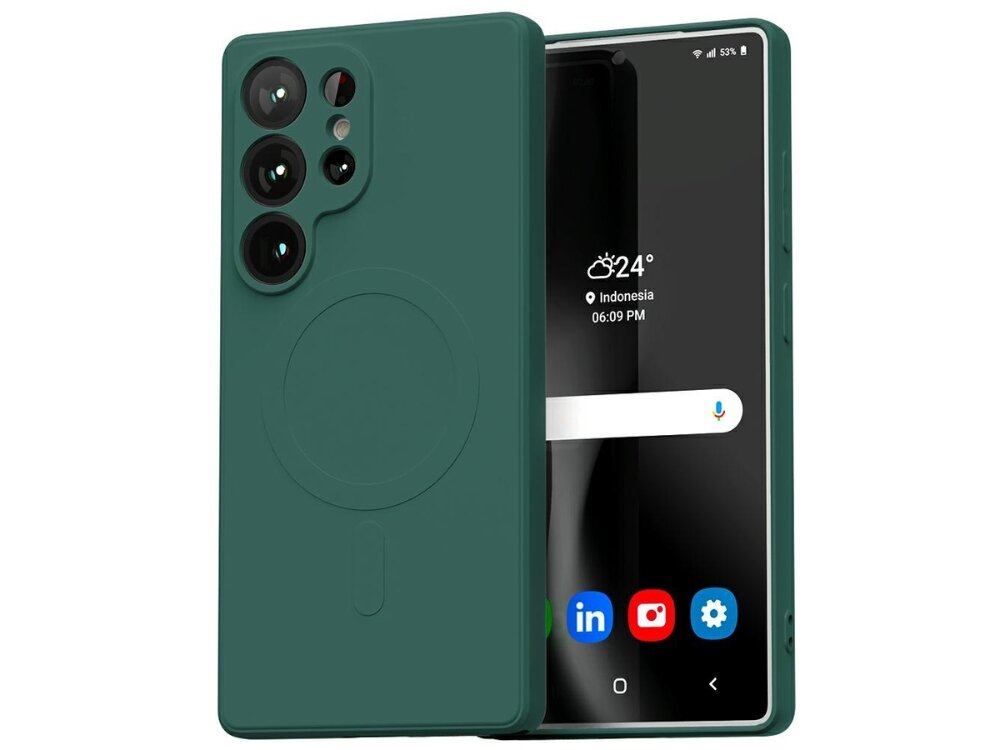 Etui MERCURY Semi-Silicone MagSafe
            etui z przodu i z tyłu silikon tpu przyleganie magsafe akcesoria