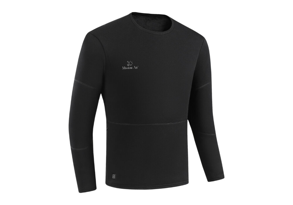 Bielizna podgrzewana MISSION AIR E-Underwear Men Set (rozmiar XL) Czarny + 2 x Powerbank