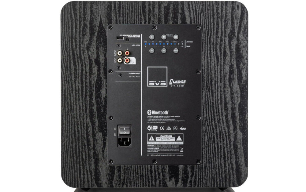 Subwoofer SVS SB-2000 Pro - Wszechstronne możliwości, RCA, Subwoofer od tyłu