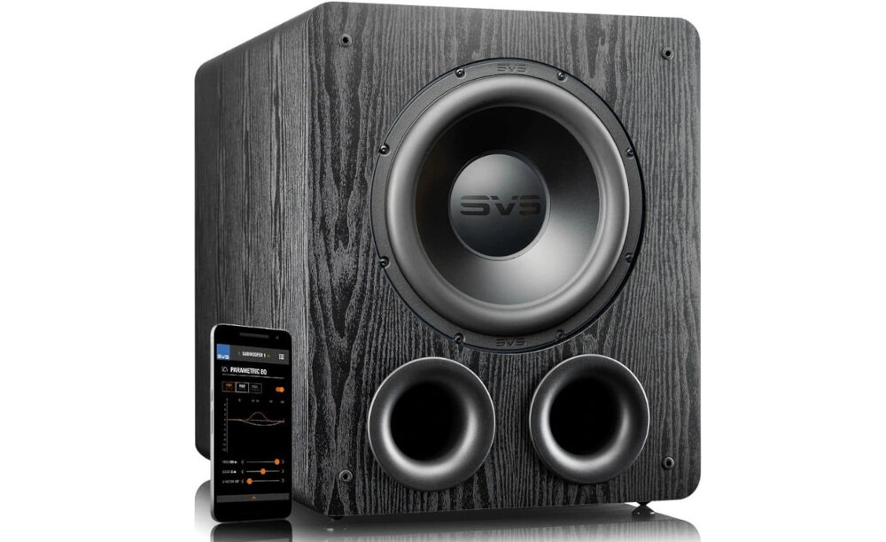 Subwoofer SVS PB-2000 Pro - Potężny wzmacniacz i niskie zniekształcenia, Subwoofer z telefonem