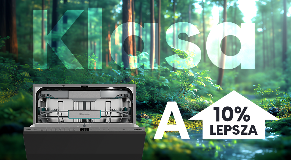 Zmywarka HISENSE HV693A65AD klasa energetyczna oszczędność - 10%