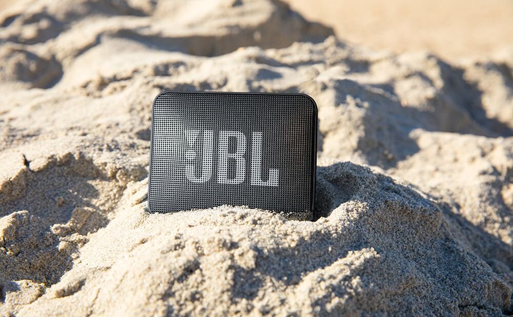 Głośnik mobilny JBL GO Essential 2 odpornosc woda kurz certyfikat ip67 woda
