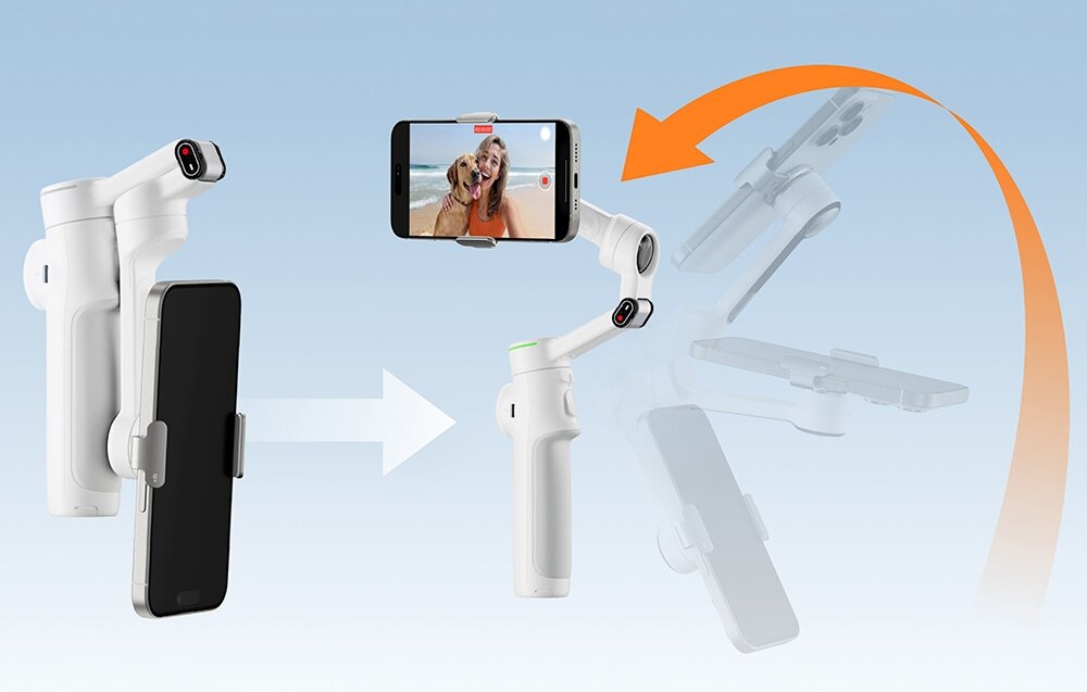 Gimbal INSTA360 Flow 2 Pro rozkładanie