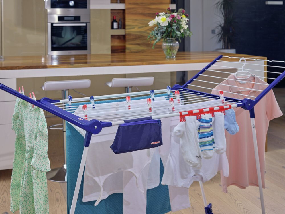 Suszarka na pranie LEIFHEIT Pegasus 200 wygląd design prezentacja wizualizacja Komfort suszenia każdego dnia