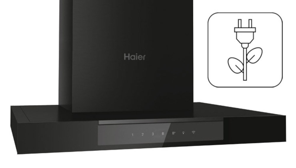OKAP HAIER HATS9DS46BWIFI mniejsze zużycie energii