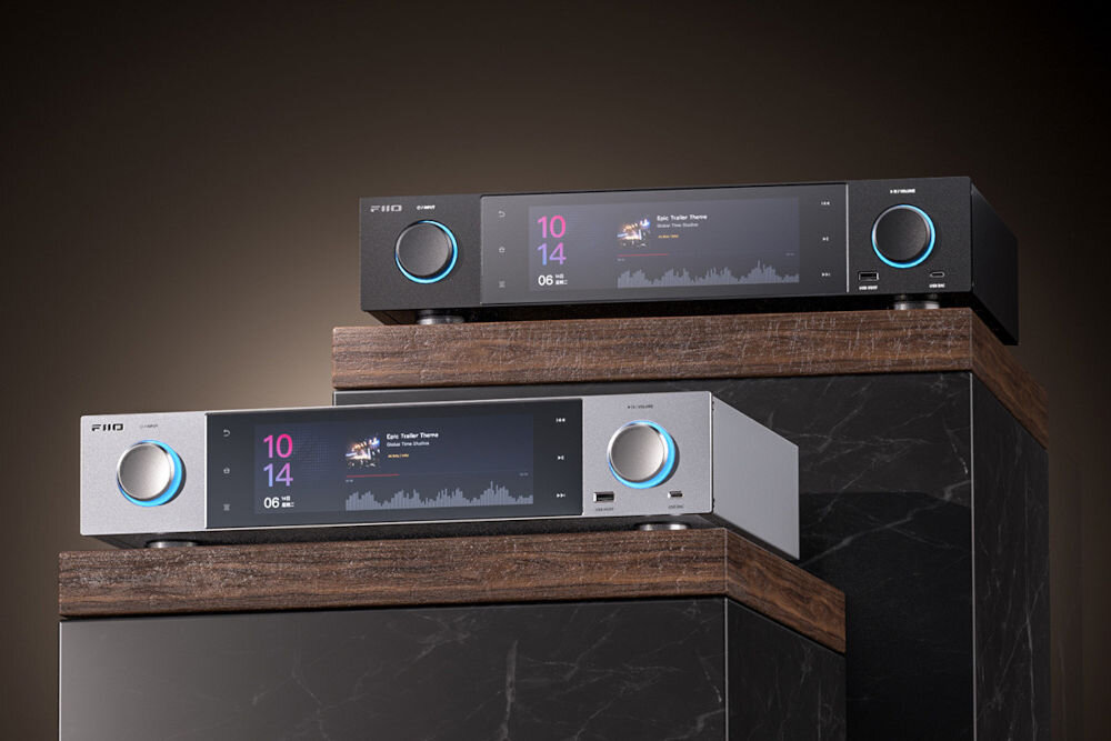 Streamer odtwarzacz sieciowy FIIO S15 wszechstronny odtwarzacz audio do systemów Hi-Fi, odtwarzacze stojace na postumentach