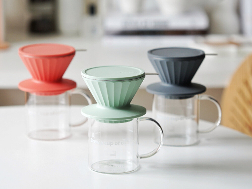 Zaparzacz BUYDEEM CD1024-VO (350 ml) Kompaktowy design wymairy wysokość średnica pojemność kawa herbata