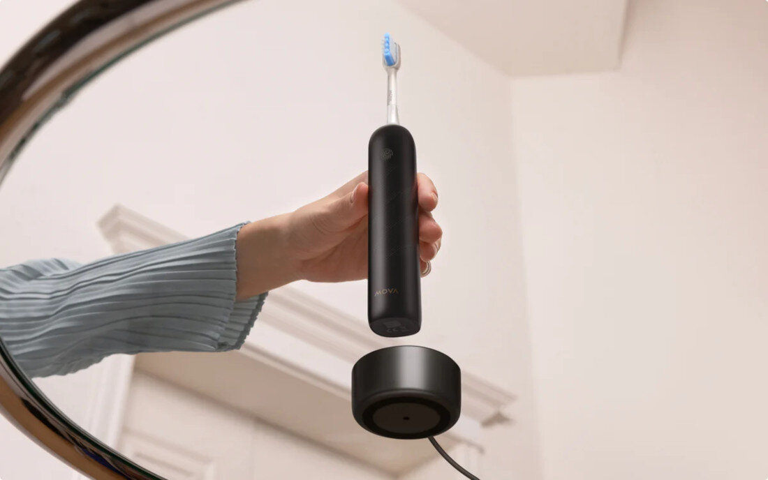 Szczoteczka soniczna DREAME Mova Fresh Pro Czarny Długi czas pracy czas ładowania