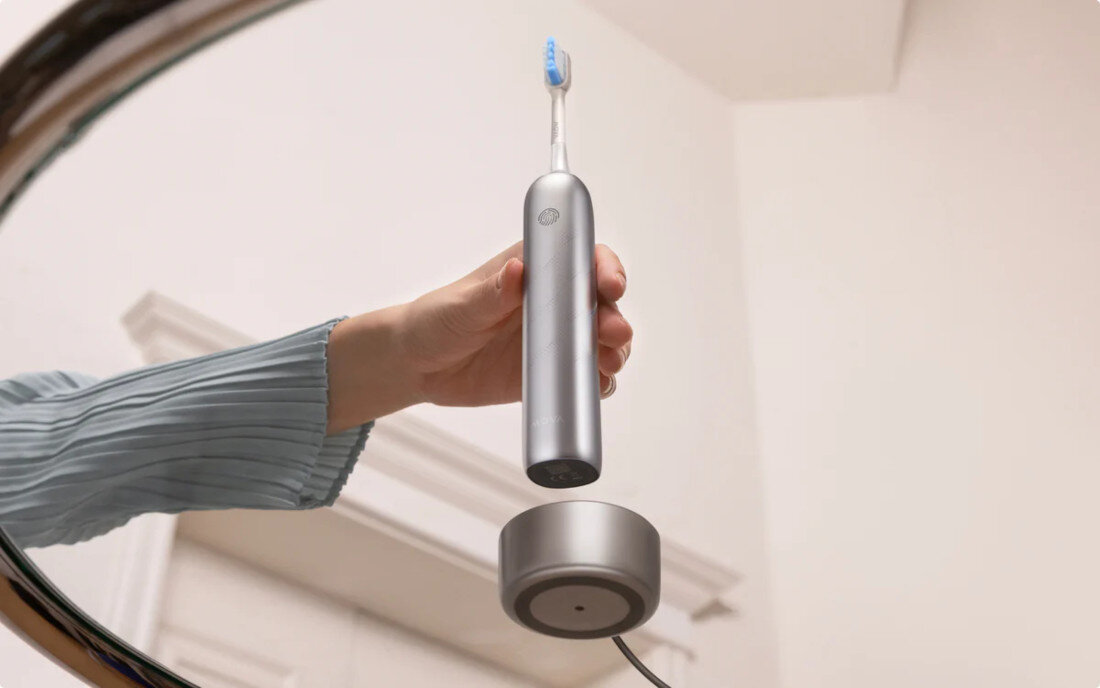 Szczoteczka soniczna DREAME Mova Fresh Pro Srebrny Długi czas pracy czas ładowania