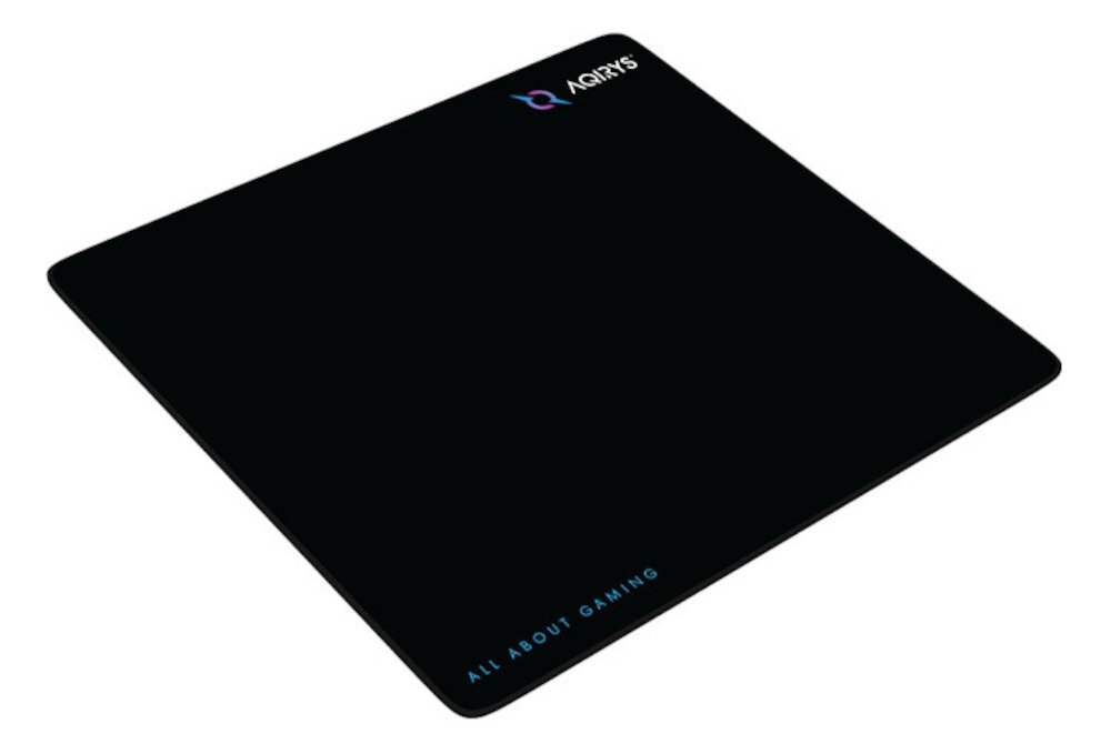 Podkładka AQIRYS Singularity 400 × 450 × 3 mm myszy Rozmiar XL - podkładka pod kątem na białym tle