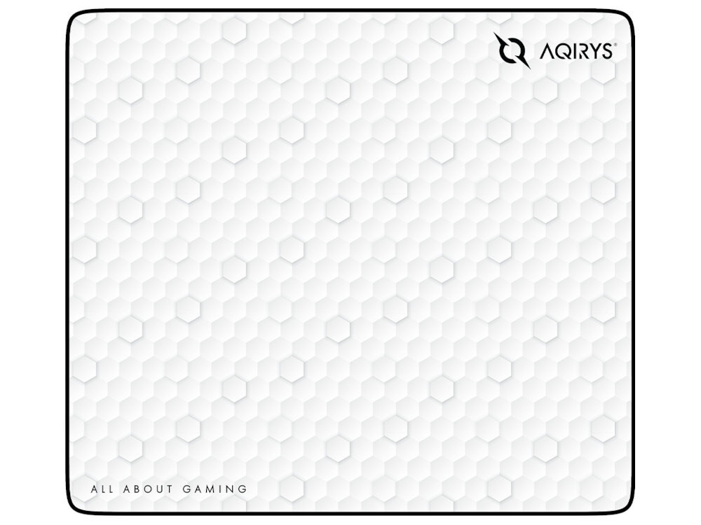 Podkładka AQIRYS Webb AQIRYS Webb Powierzchnia z mikrofibry czujnika optycznego lub laserowego jednolita faktura - podkładka od góry na białym tle