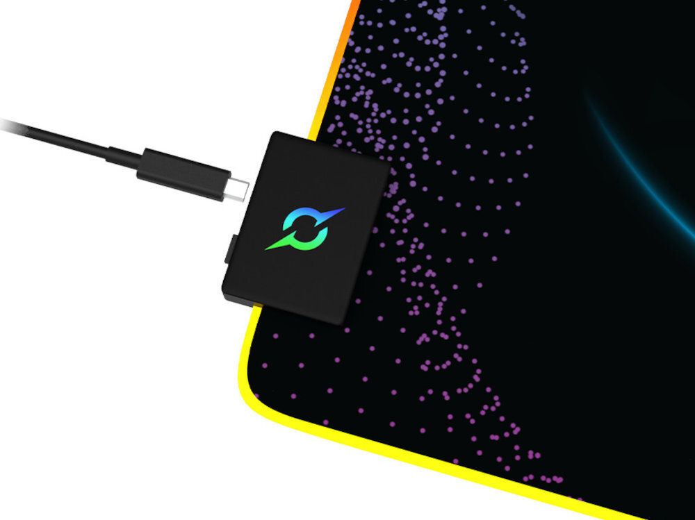 Podkładka AQIRYS Eclipse podświetlenie RGB pilota dedykowanego oprogramowania