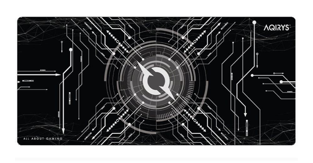 Podkładka AQIRYS Gruis AQIRYS Gruis Powierzchnia z mikrofibry czujnika optycznego lub laserowego jednolita faktura - podkładka od góry na białym tle