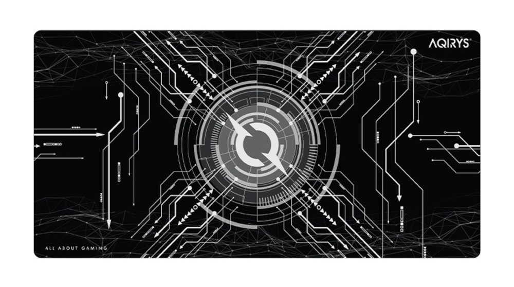 Podkładka AQIRYS Gruis AQIRYS Gruis Powierzchnia z mikrofibry czujnika optycznego lub laserowego jednolita faktura - podkładka od góry na białym tle