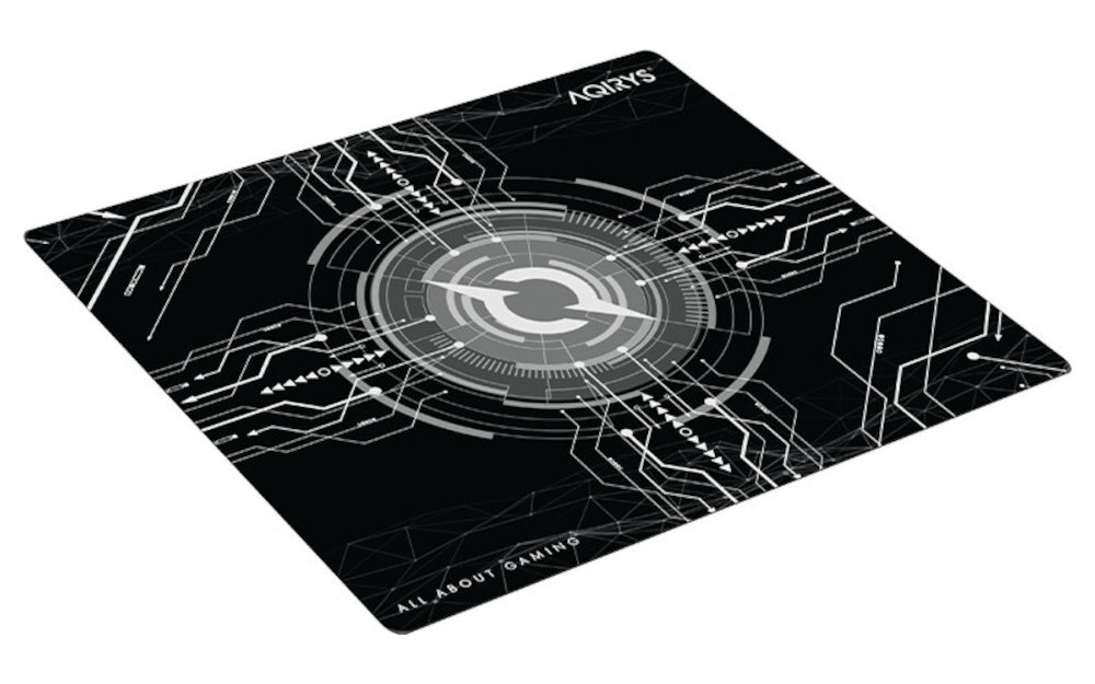Podkładka AQIRYS Gruis 400 × 450 × 4 mm myszy Rozmiar XL - podkładka pod kątem na białym tle