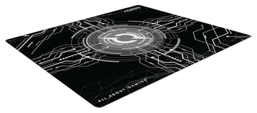 Podkładka AQIRYS Gruis AQIRYS Gruis wzmocniona na krawędziach odporność na zużycie Estetyczne obszycie - zbliżenie na krawędzie podkładki na białym tle