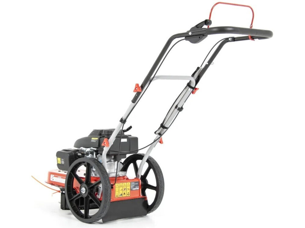 Kosiarka żyłkowa FAWORYT DK560 Ducar DVO160 560mm 3kW kosiarka na białym tle widoczna od tyłu pod skosem zbiornik paliwa o pojemności 1,2 litra pojemność zbiornika oleju 0,4 litra pojemność silnika 161 cm3 wspiera prawidłowe smarowanie silnika płynną, nieprzerwaną pracę przez cały sezon do trawników o powierzchni około 1000 m2