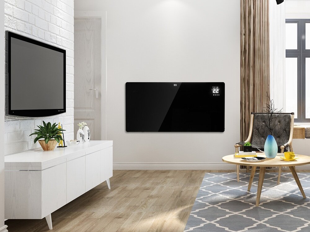 Grzejnik na podczerwień WEBBER IGH-720 wbudowany dotykowy panel LED, intuicyjne sterowanie, czytelny wyświetlacz