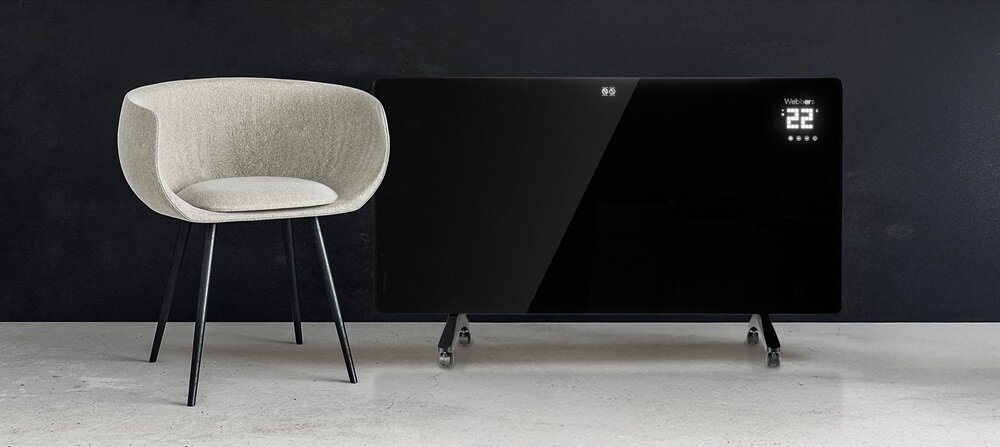 Grzejnik na podczerwień WEBBER IGH-720 intuicyjne ustawienia, szybkie dopasowaie, większa wygoda