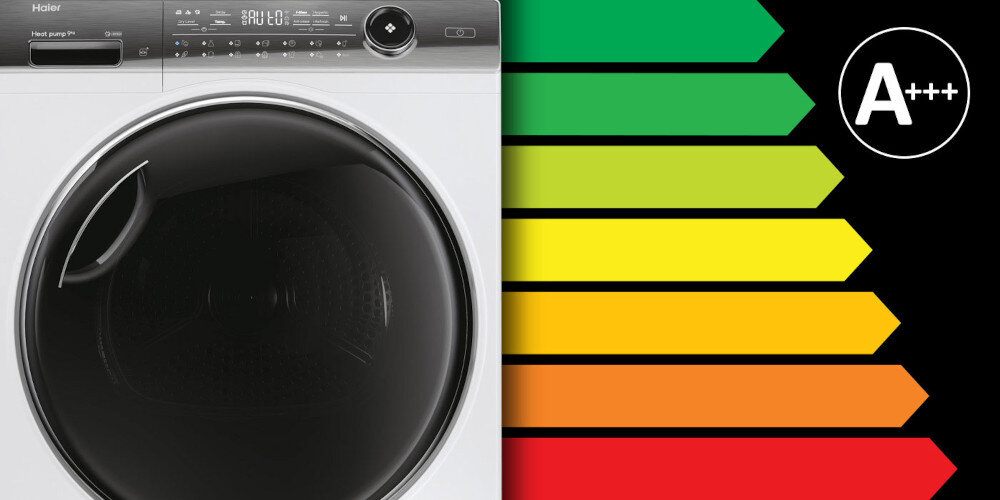 SUSZARKA HAIER HD90-A3979NU1-S oszczędności niskie rachunki klasa energetycza A++