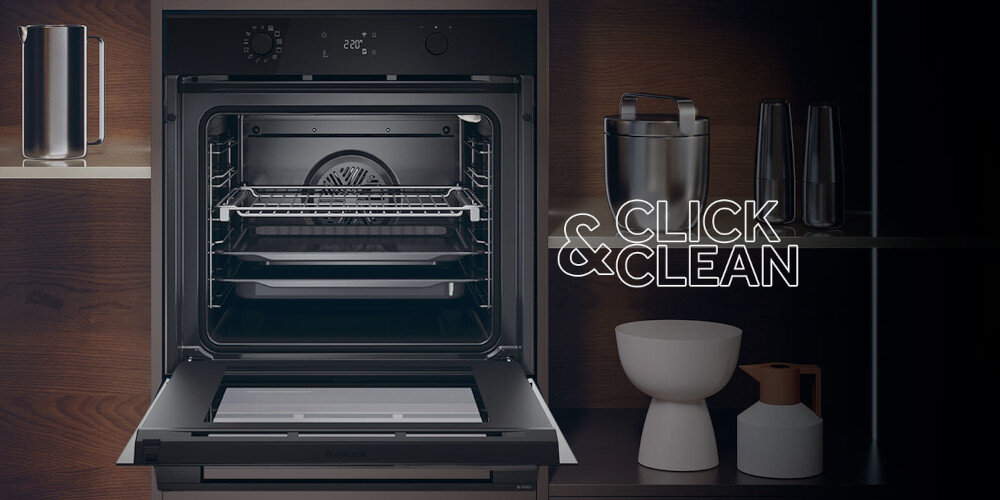 PIEKARNIK HAIER H6 ID2P3B3EHTB Szybkie czyszczenie drzwi system Click & Clean łatwe dokładne czyszczenie oszczędność czasu