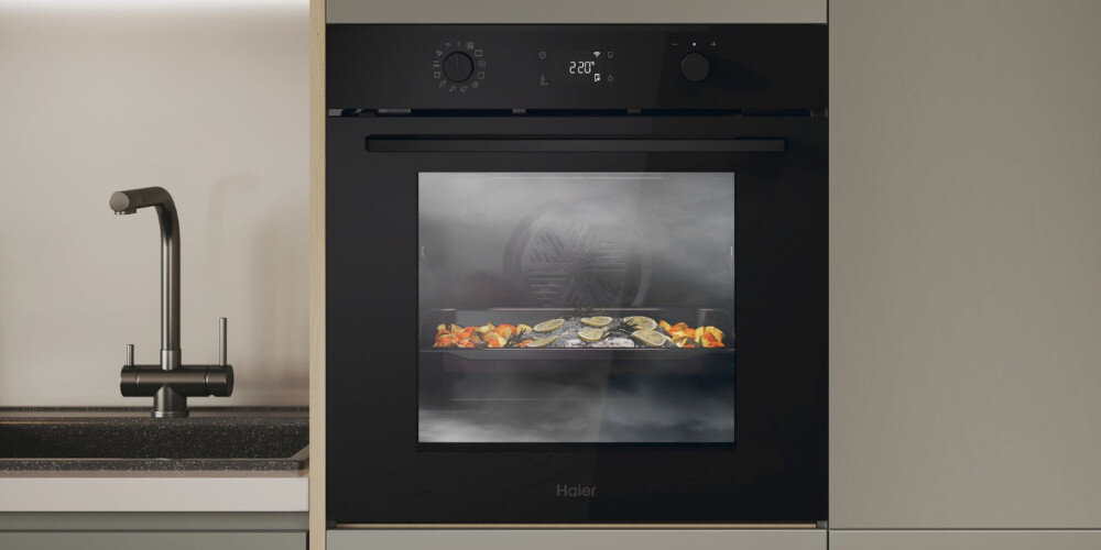 PIEKARNIK HAIER H6 ID2P3B3EHTB Pieczenie na parze Easy Steam parowe woda lekkie beztłuszczowe