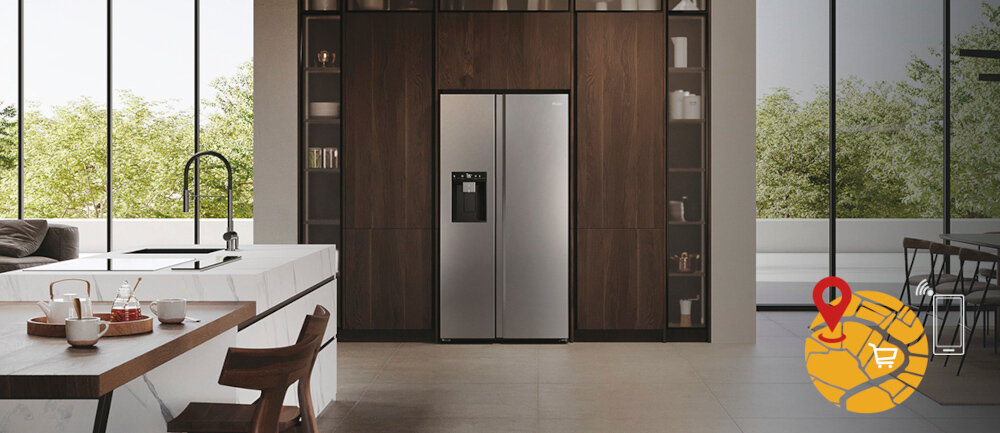 LODÓWKA HAIER HSW79F18CIMM Proaktywna temperatura AI sztuczna inteligencja