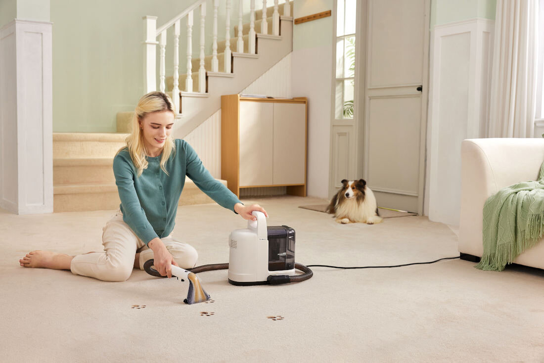 Odkurzacz piorący TINECO iCarpet Spot Moc, która usuwa zabrudzenia Silnik szczotkowy o mocy 300 W  skutecznie usuwać plamy, kurz i resztki z włókien materiału Głębokie czyszczenie dywanów i tapicerki