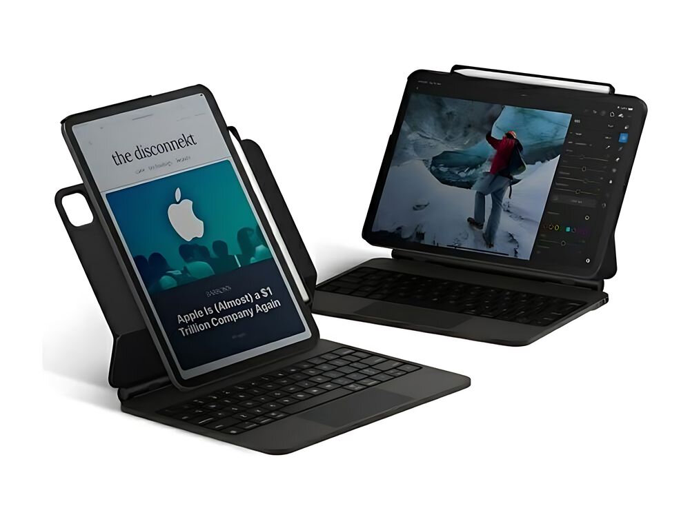 UNIQ Axel wygodę i ergonomię cienka konstrukcja iPada Montaż i demontaż pełny dostęp do przycisków i portów uchwyt na Apple Pencil