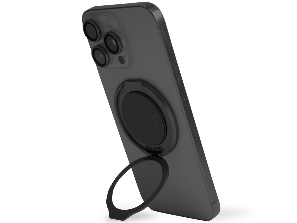 Uchwyt magnetyczny UNIQ GripFit 360 Magnetic Mount&Kickstand uchwyt w formie podstawki mechanizm obrotowy zmiana orientacji pionowa pozioma funkcja podstawki