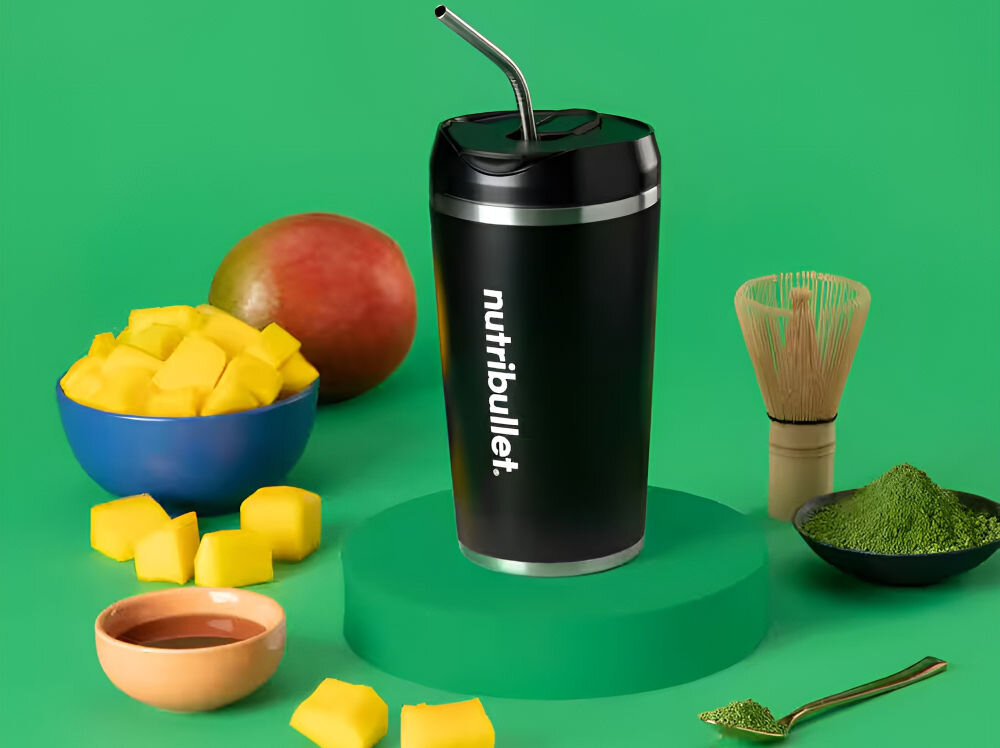 Blender personalny NUTRIBULLET Flip NBP016B Czarny Bezprzewodowy wydajność łatwość utrzymania w czystości możliwość mycia w zmywarce oszczędność czasu i energii nie zawiera bisfenolu A BPA bezpieczny dla zdrowia wygoda bezpieczeństwo