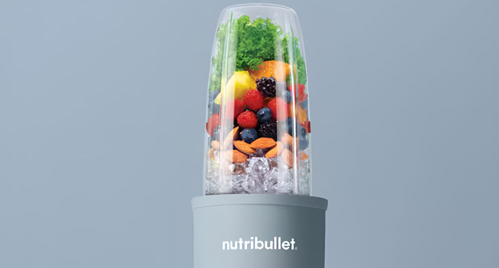 Blender personalny NUTRIBULLET Pro Mineral NB907MASL Szary dwa kubki pojemność 900 ml i 700 ml z wysokiej jakości Tritanu bez BPA trwałosć bezpieczeństwo użytkowania większe i mniejsze porcje smoothie lub innych napojów tritan odporny na pęknięcia i zarysowania wytrzymałe ulubione napoje jakość