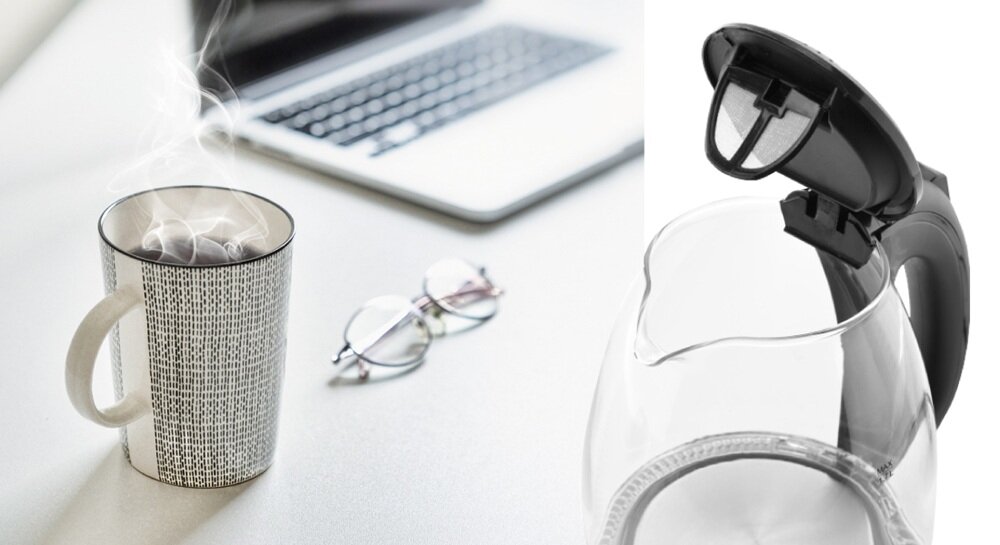 Czajnik HYUNDAI VK741 subtelne podświetlenie, kontrola poziomu wody, estetyka i wygoda