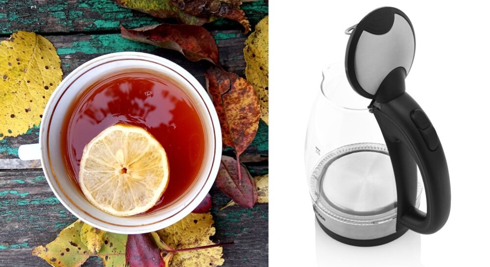 Czajnik HYUNDAI VK741 szybkie wrzenie wody, oszczędność czasu, centralne złącze