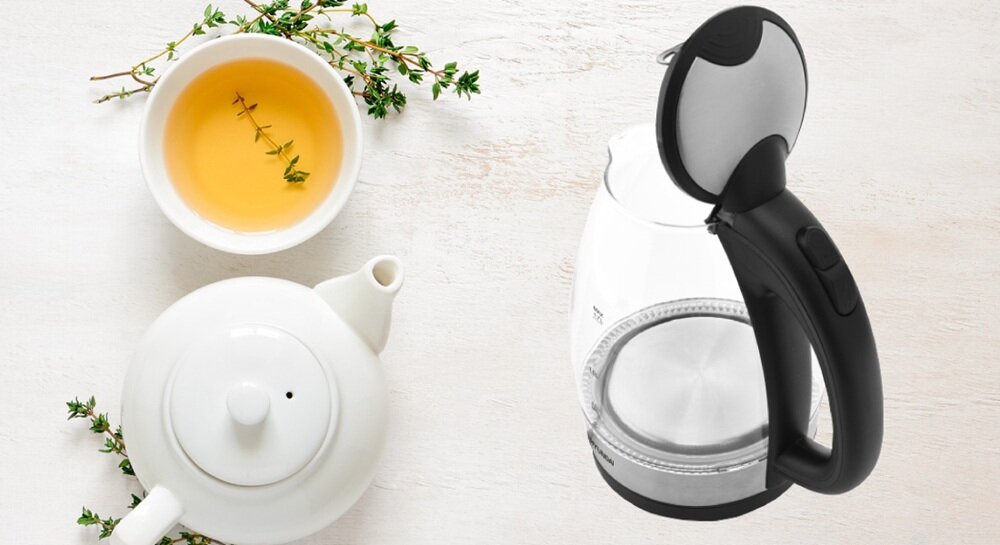 Czajnik HYUNDAI VK741 bez osadu z kamienia, łatwiejsze czyszczenie, utrzymanie porządku, wygodne użytkowanie