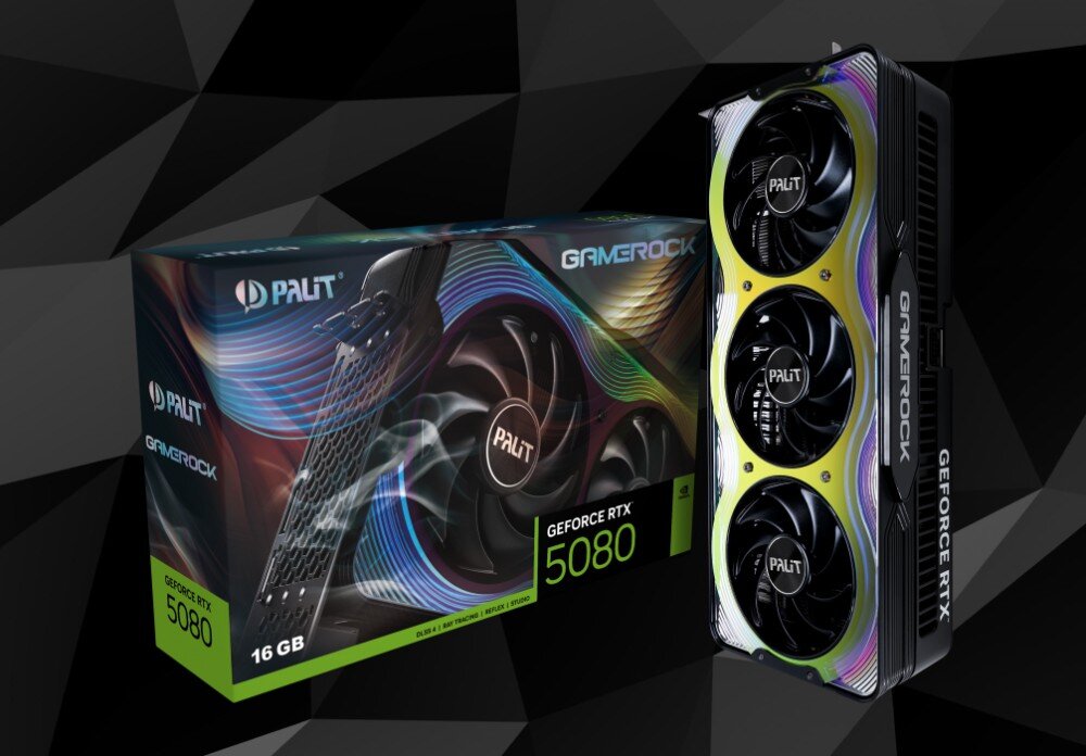 Karta graficzna PALIT GeForce RTX 5080 GameRock 16GB