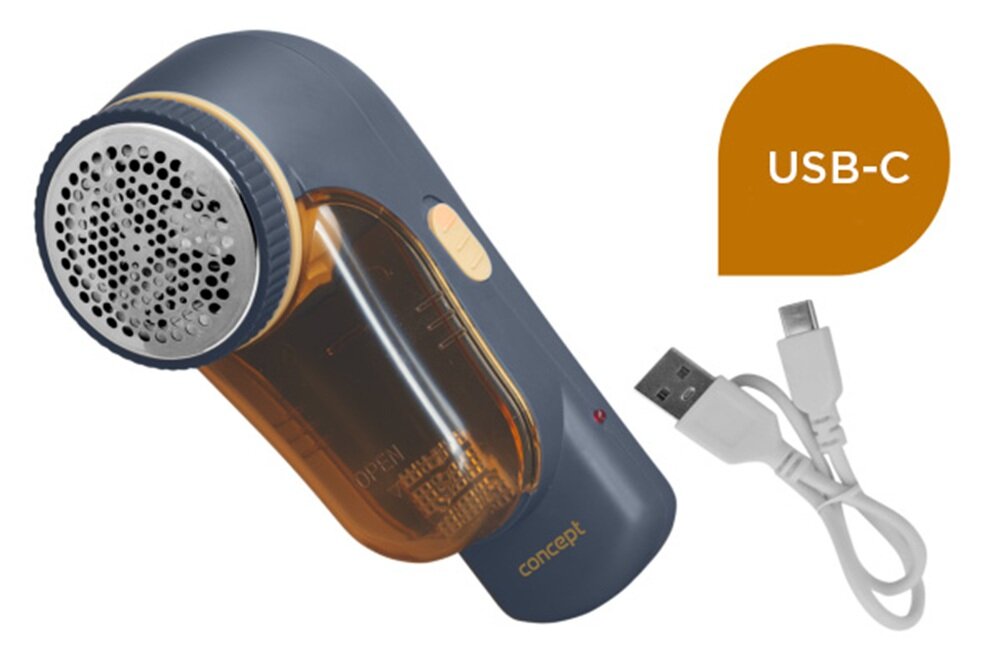 Golarka do ubrań CONCEPT OO2110 długa i wygodna praca, wydajna bateria, ładowarka USB-C