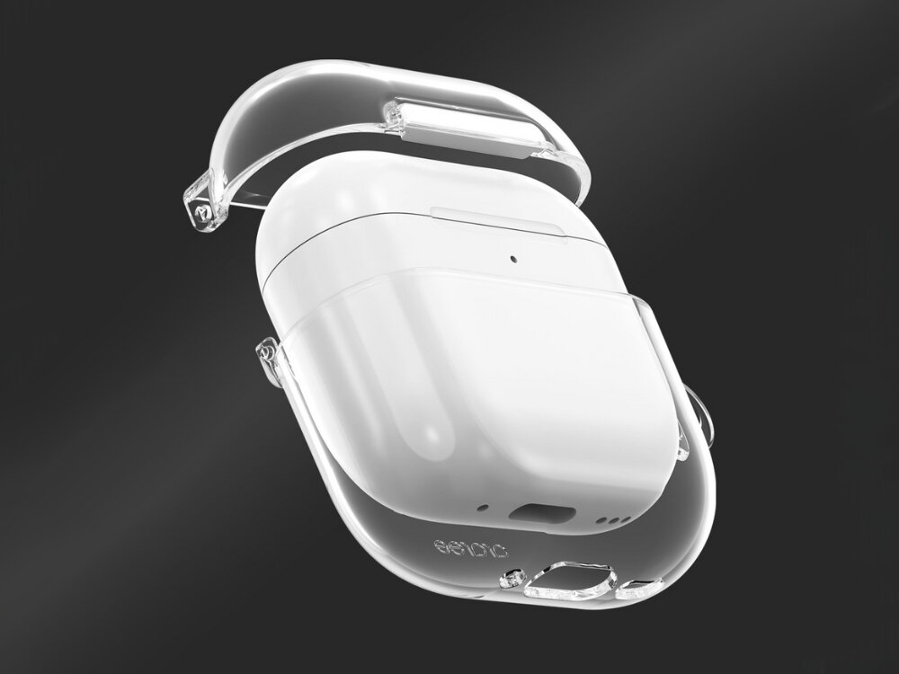 Etui na słuchawki Araree Nukin
            etui słuchawki airpodsy zabezpieczenie ochrona matowe przezroczyste