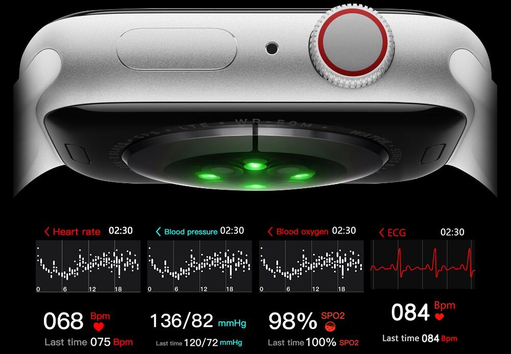 Smartwatch KIANO Watch Active 2  ekran bateria czujniki zdrowie sport pasek ładowanie pojemność rozdzielczość łączność sterowanie krew puls rozmowy smartfon aplikacja 