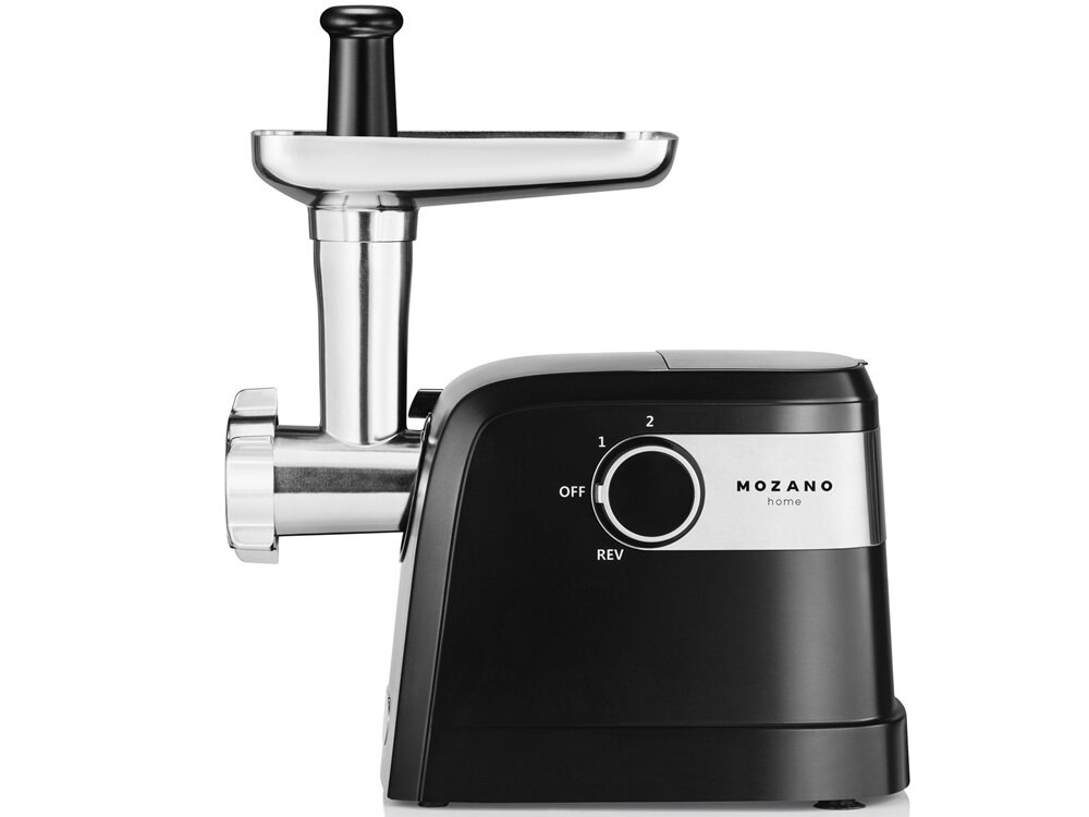 Maszynka do mięsa MOZANO Smash master 2000 duża tacka, wygodny popychacz, schowek na akcesoria, łatwy demontaż