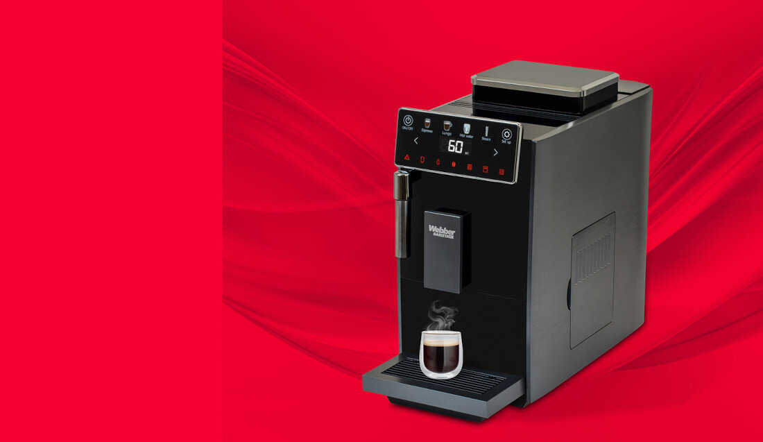 Ekspres WEBBER A7 Veneto 18 cm szerokości Moc i ciśnienie w praktyce moc ciśnienie aromat kawa Włoska pompka