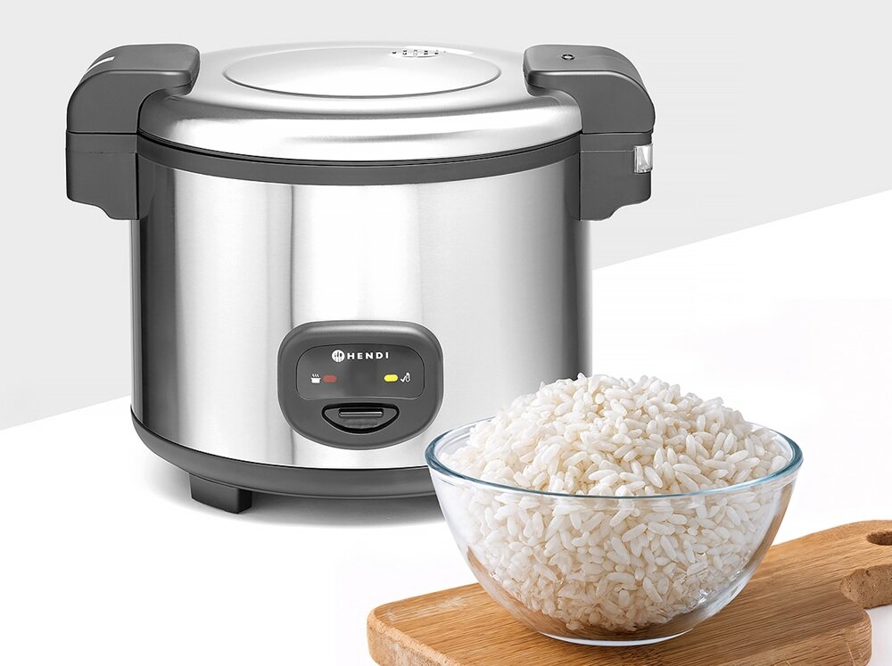 Ryżowar HENDI Profi Line 240403 2 automatyczne tryby, gotowanie, podtrzymanie ciepła, odpowiednia temperatura, podtrzymanie temperatury