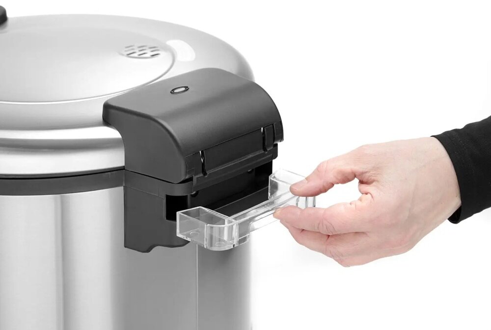 Ryżowar HENDI Profi Line 240403 stal nierdzewna, szczelne zamknięcie, aluminiowy pojemnik