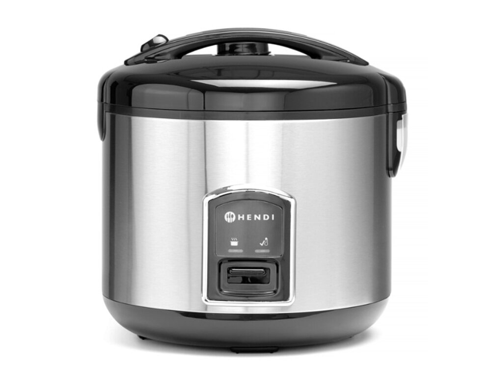 Ryżowar HENDI Profi Line 240410 do kaszy i ryżu, funkcja gotowania na parze, pełnowartościowe, zdrowe posiłki