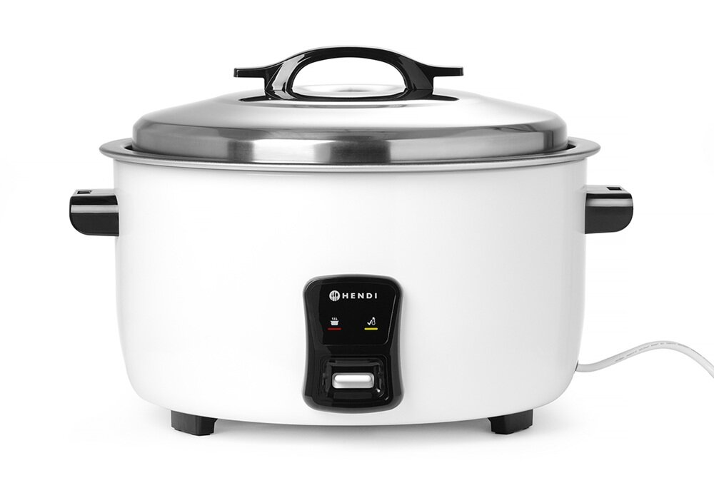 Ryżowar HENDI Kitchen Line 240458 do dużych kuchni, szybkość, wygoda, aż 100 porcji ryżu, bez przypaleń