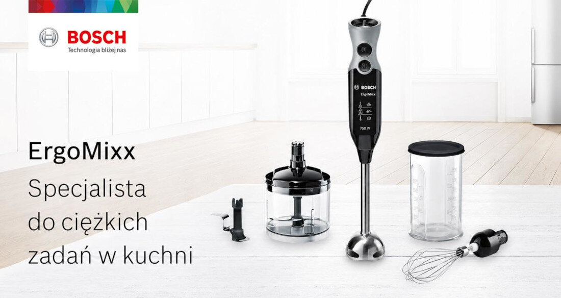 Blender BOSCH ErgoMixx MSM67170 zdjęcie lifestyle Do ciężkich zadań w kuchni