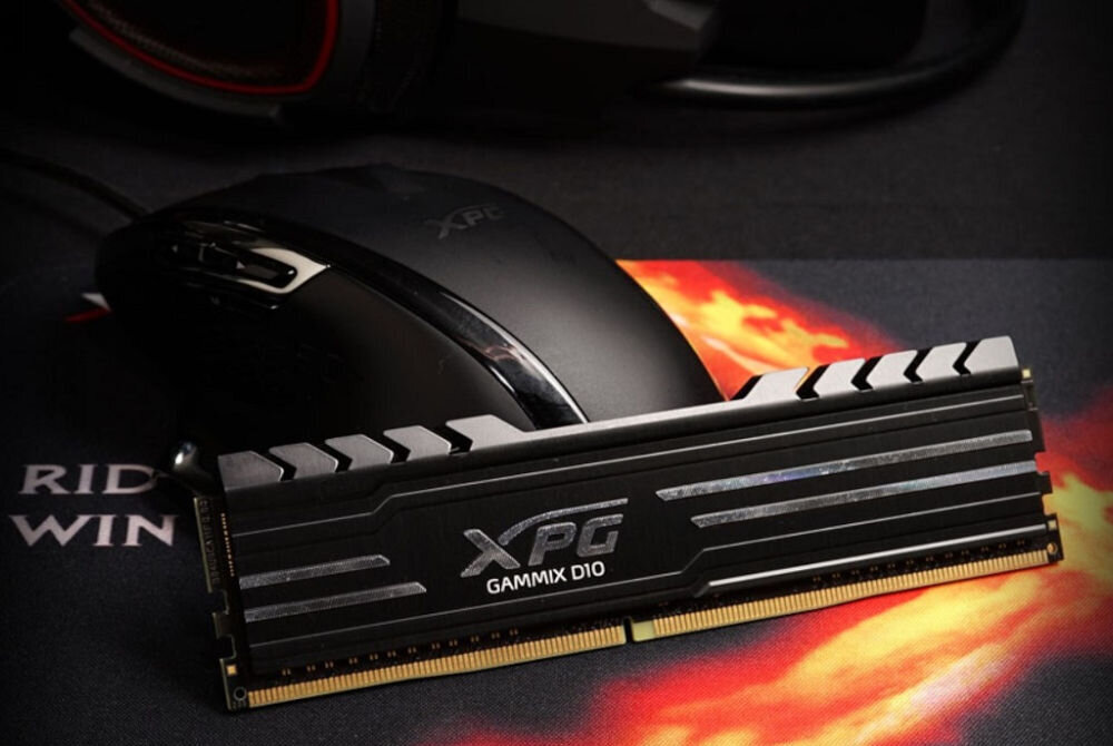 Komputer MAD DOG DIAXID605F-I09DB16 i5-12400F 16GB RAM 1TB SSD GeForce RTX4060 DLSS 3 Wi-Fi pojemna pamięć dwa moduły pamięci RAM ADATA XPG Gammix D10, 16 GB pamięci RAM, prędkość do 3200 MHz, opóźnienia cykli CL16, obsługa technologii Intel XMP 2.0