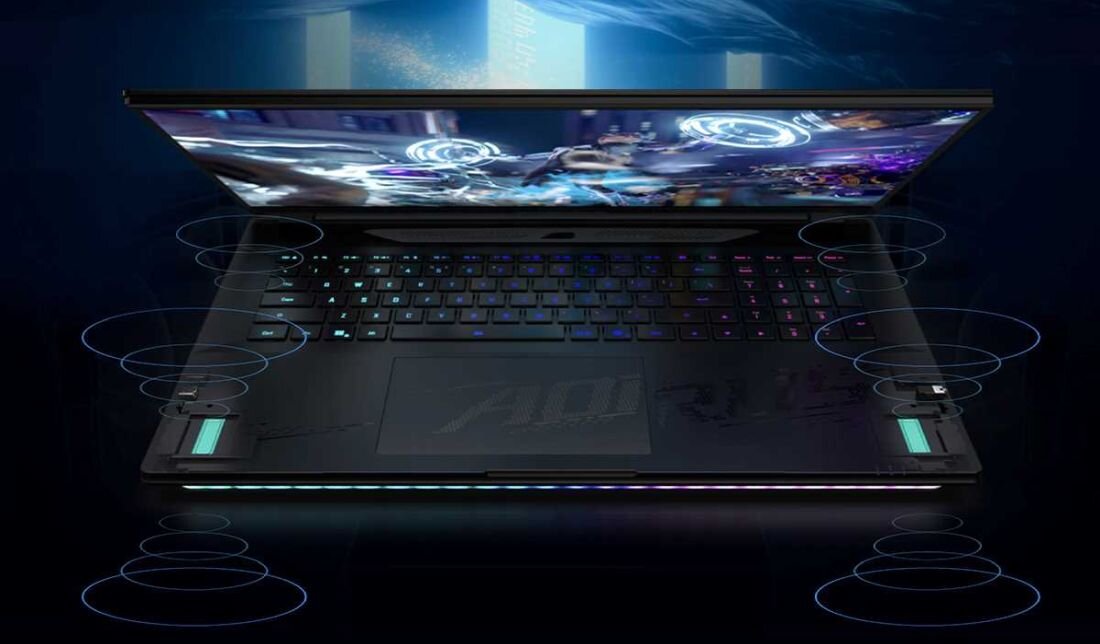 Laptop GIGABYTE Aorus Master 18 - Laptop GIGABYTE Aorus Master 18 z Dolby Vision i Dolby Atmos, zapewniający doskonałą jakość obrazu i dźwięku.