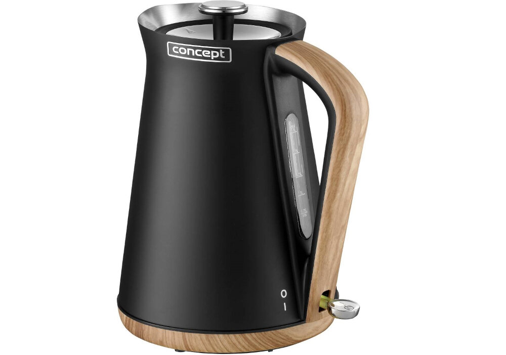 Czajnik CONCEPT RK3311 Nordic Czarny  stylowy wyglad pojemnosc uzytkowanie design jakosc trwalosc