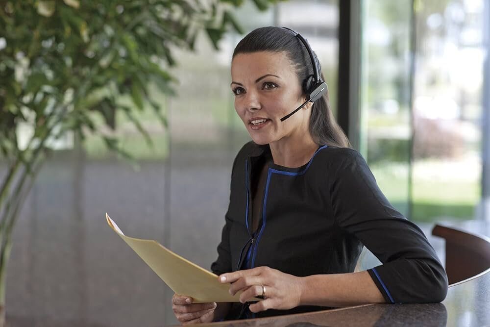 Zestaw słuchawkowy POLY CS540A Dect polaczenia wygoda efektywnosc podnosnik